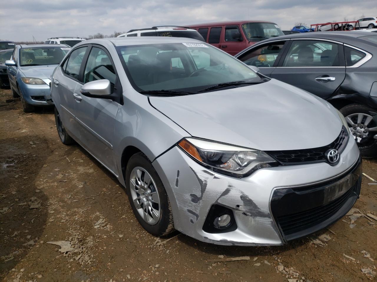 TOYOTA COROLLA L 2015 with VIN 5YFBURHE3FP327279 - Photo from auction