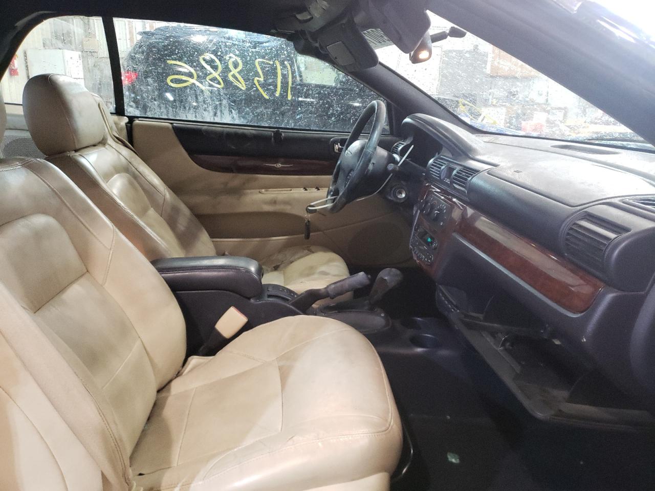 Photo 5 from auction – 2002 CHRYSLER SEBRING LI with VIN 1C3EL65R62N301681