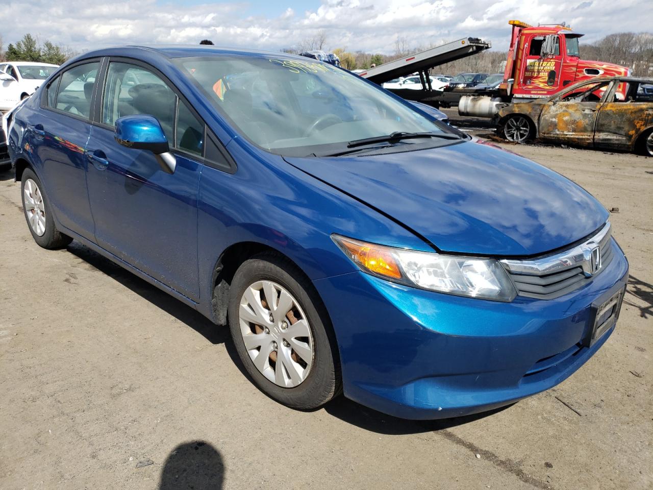 HONDA CIVIC LX 2012 with VIN 19XFB2F54CE359236 - Photo from auction