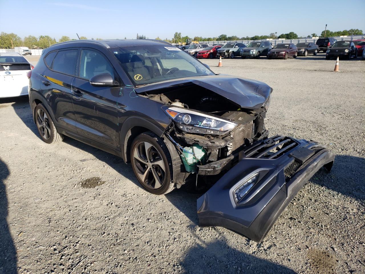 HYUNDAI TUCSON LIM 2016 with VIN KM8J33A24GU089700 - Photo from auction
