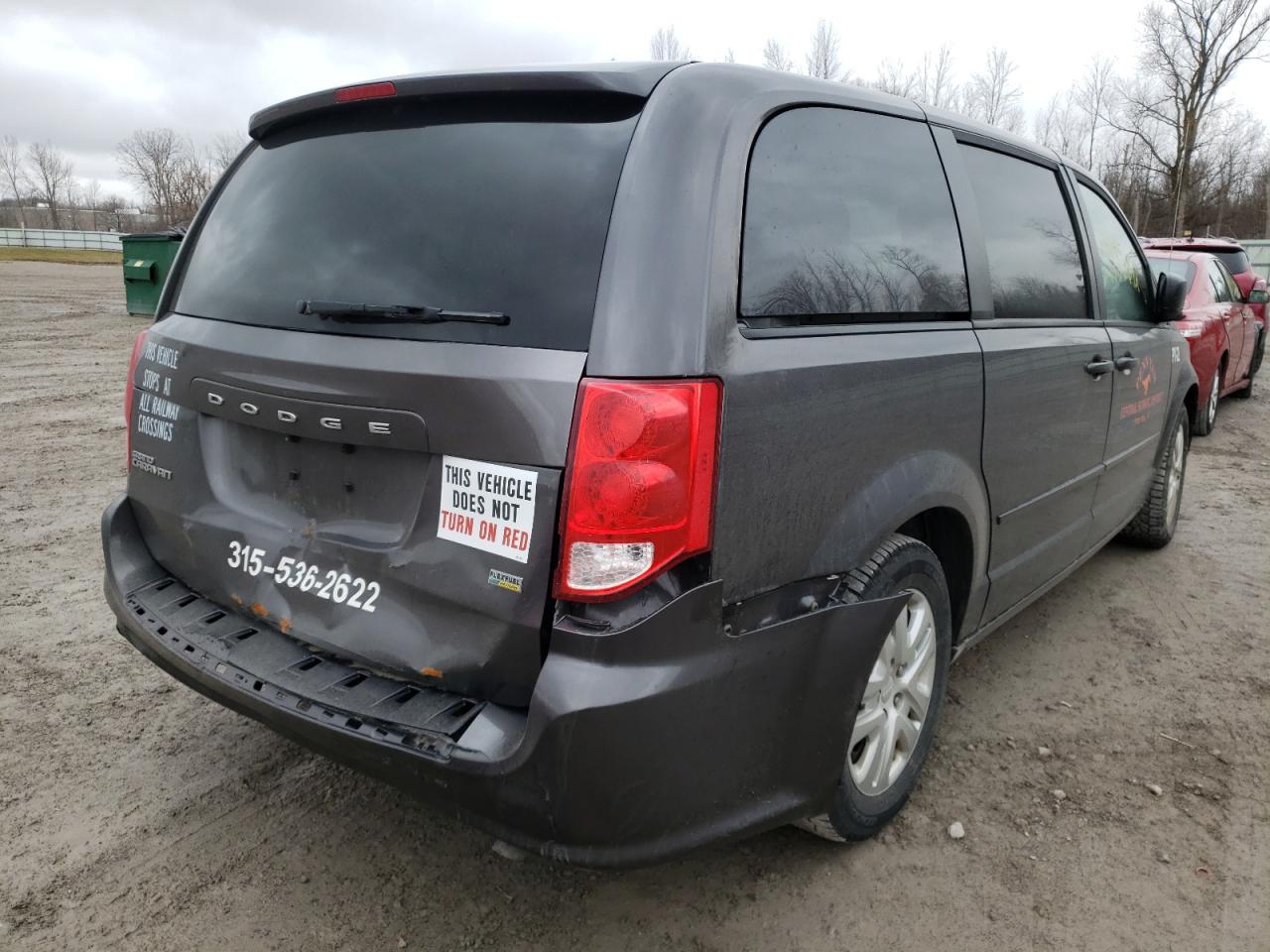 Photo 4 from auction – 2016 DODGE GRAND CARA with VIN 2C4RDGBG6GR143503
