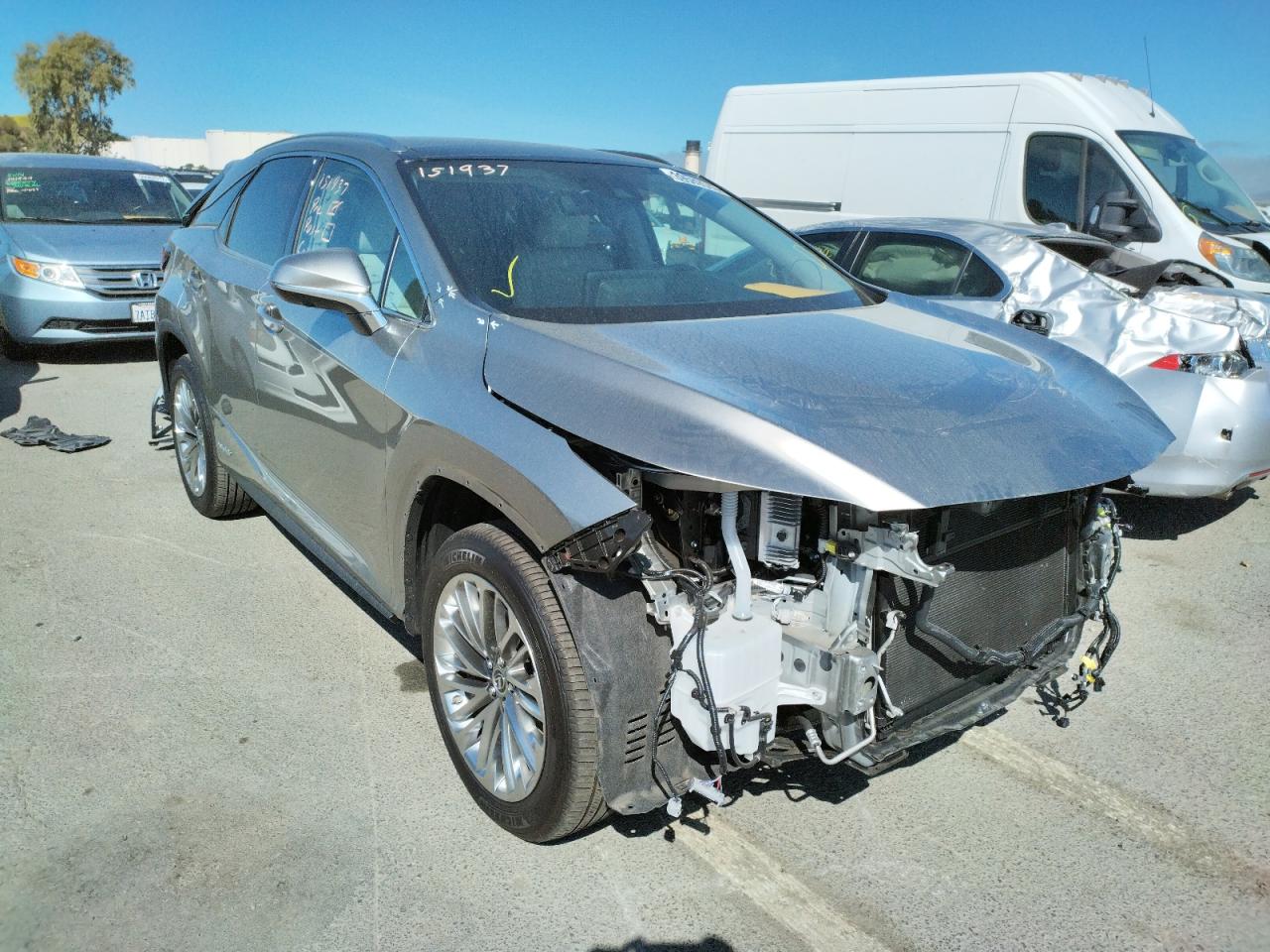 Photo 1 from auction – 2021 LEXUS RX 450H with VIN 2T2JGMDA6MC070412