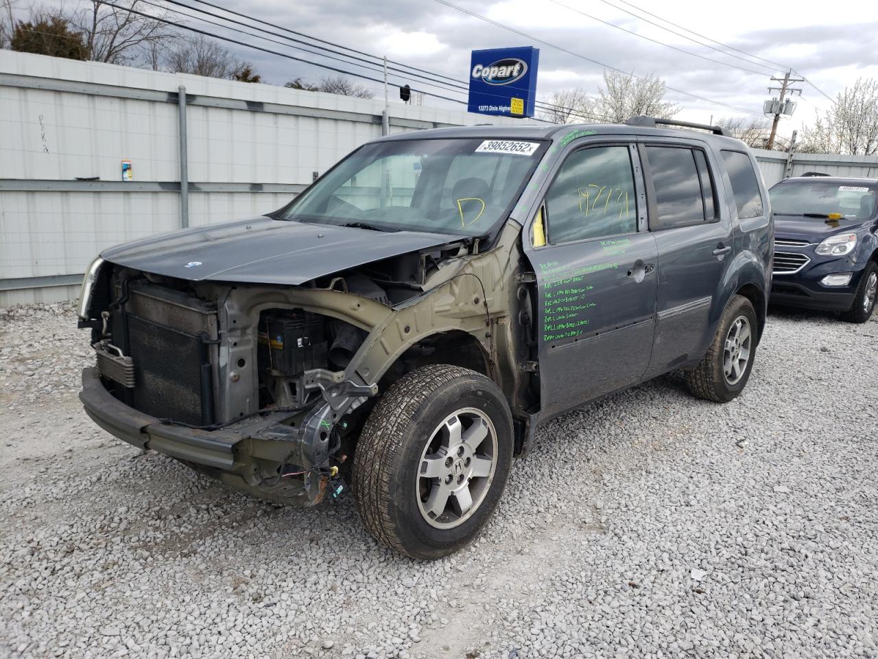 Photo 2 from auction – 2009 HONDA PILOT TOUR with VIN 5FNYF48879B044725