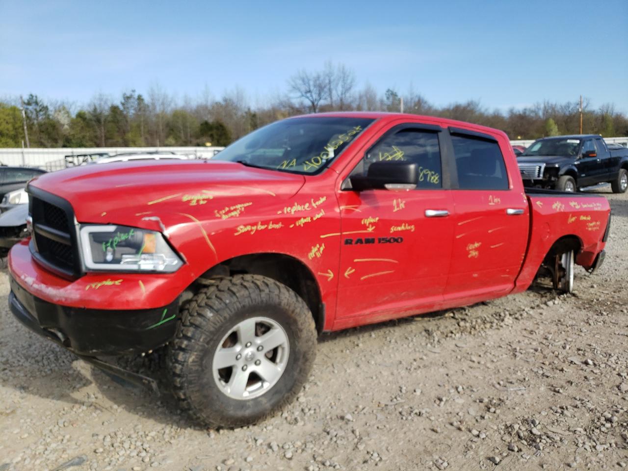 Photo 9 from auction – 2012 DODGE RAM 1500 S with VIN 1C6RD7LP5CS248418