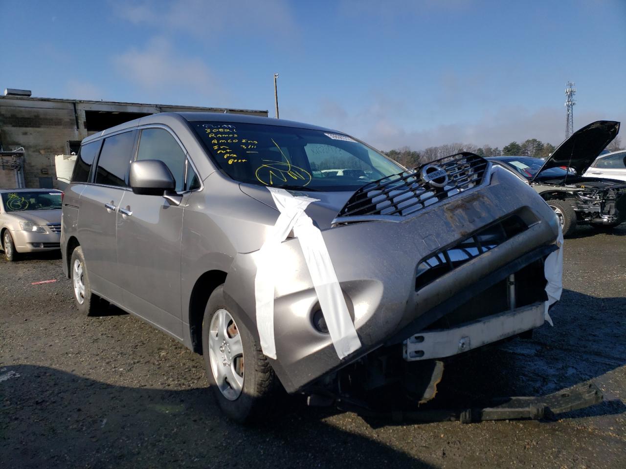 Photo 1 from auction – 2011 NISSAN QUEST S with VIN JN8AE2KP5B9009033