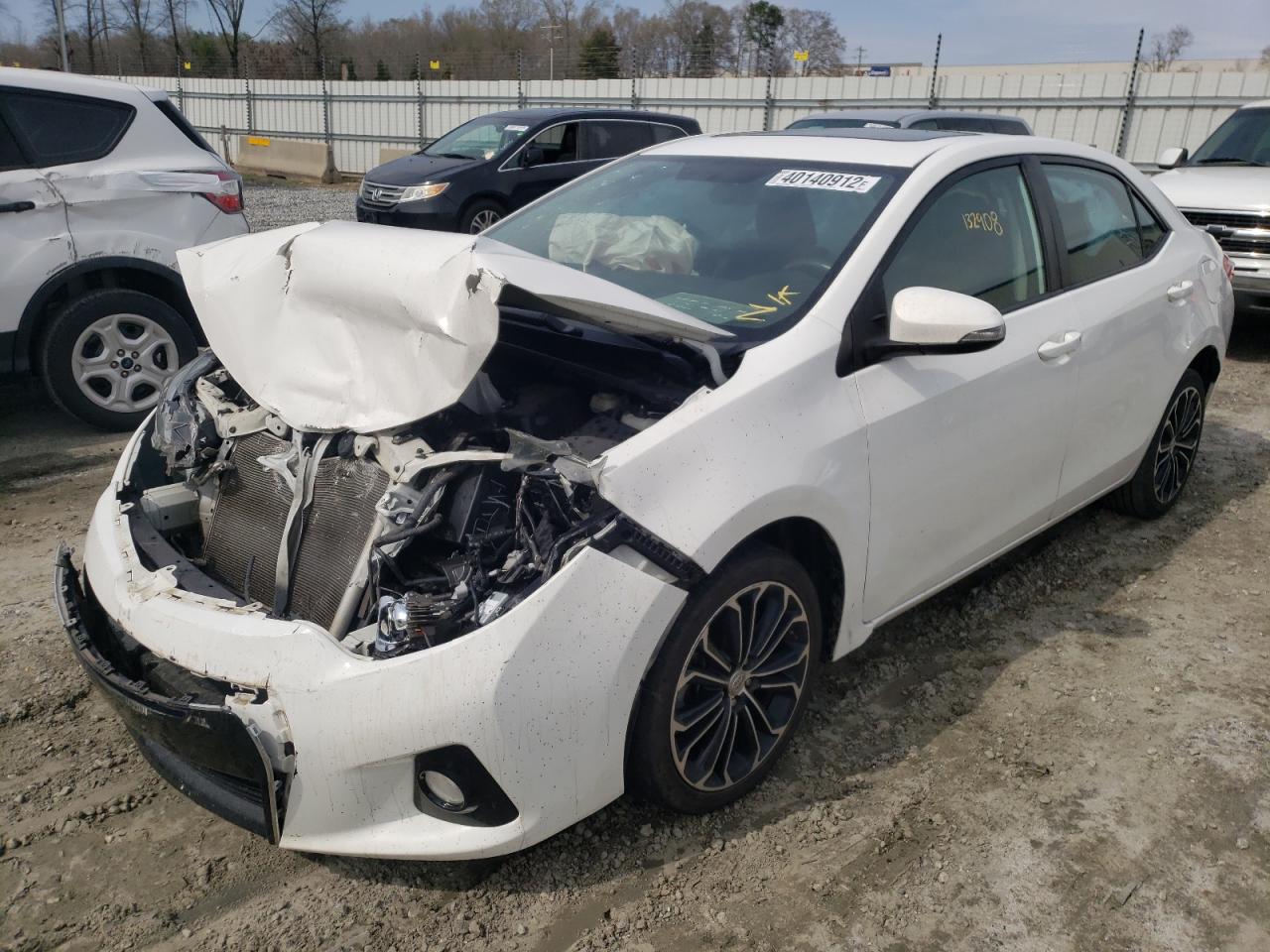 Photo 2 from auction – 2016 TOYOTA COROLLA L with VIN 5YFBURHE6GP551390