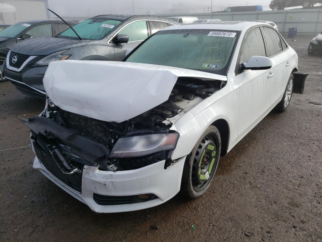 Photo 2 from auction – 2012 AUDI A4 PREMIUM with VIN WAUBFAFL4CA120071