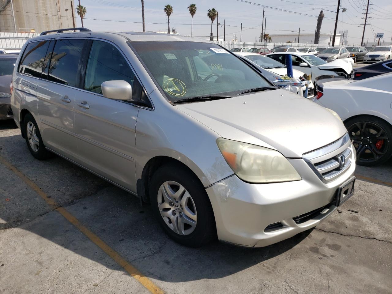 HONDA ODYSSEY EX 2006 with VIN 5FNRL38766B019812 - Photo from auction