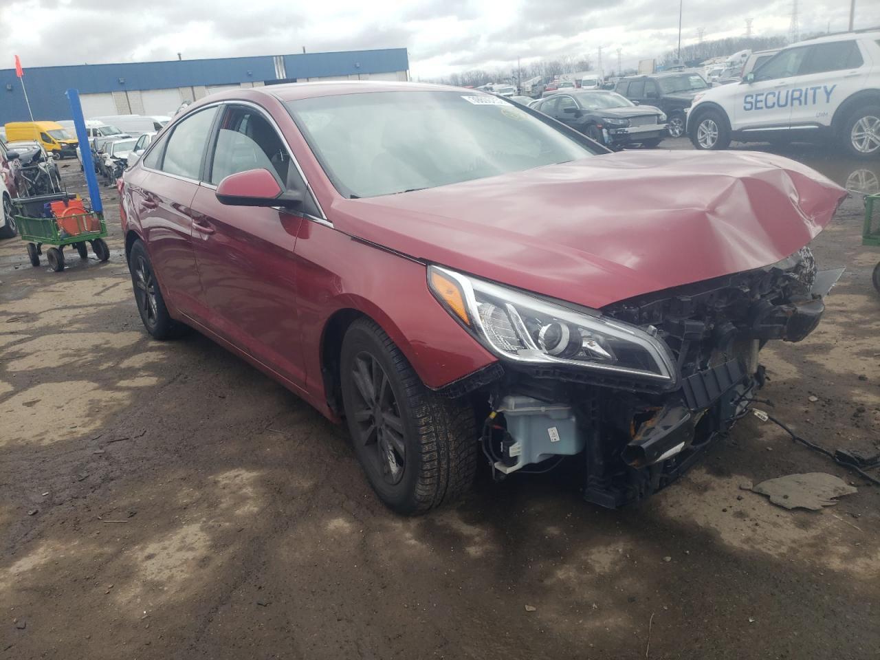 HYUNDAI SONATA SE 2016 with VIN 5NPE24AFXGH385140 - Photo from auction