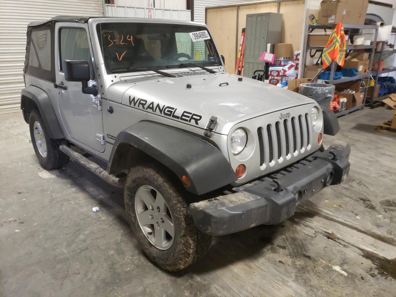 JEEP WRANGLER S 2012 with VIN 1C4AJWAG5CL114627 - Photo from auction