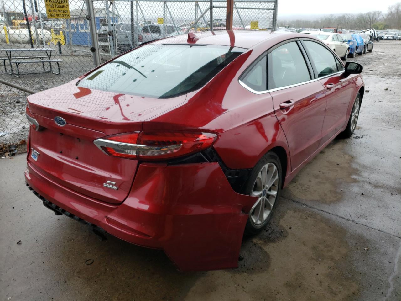 Photo 4 from auction – 2020 FORD FUSION SE with VIN 3FA6P0LU3LR162459
