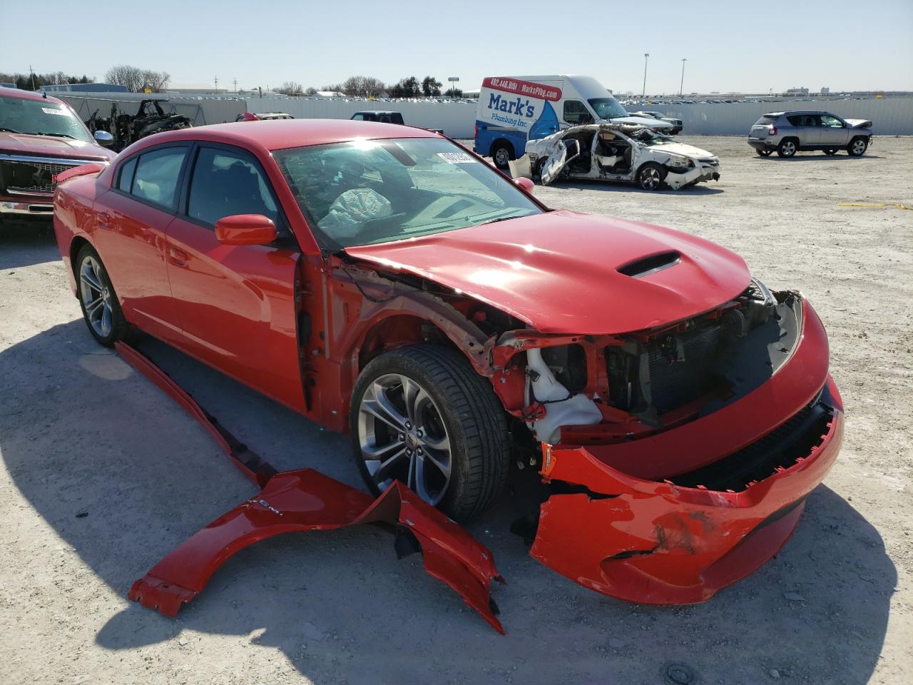 Photo 1 from auction – 2020 DODGE CHARGER R/ with VIN 2C3CDXCT6LH200384