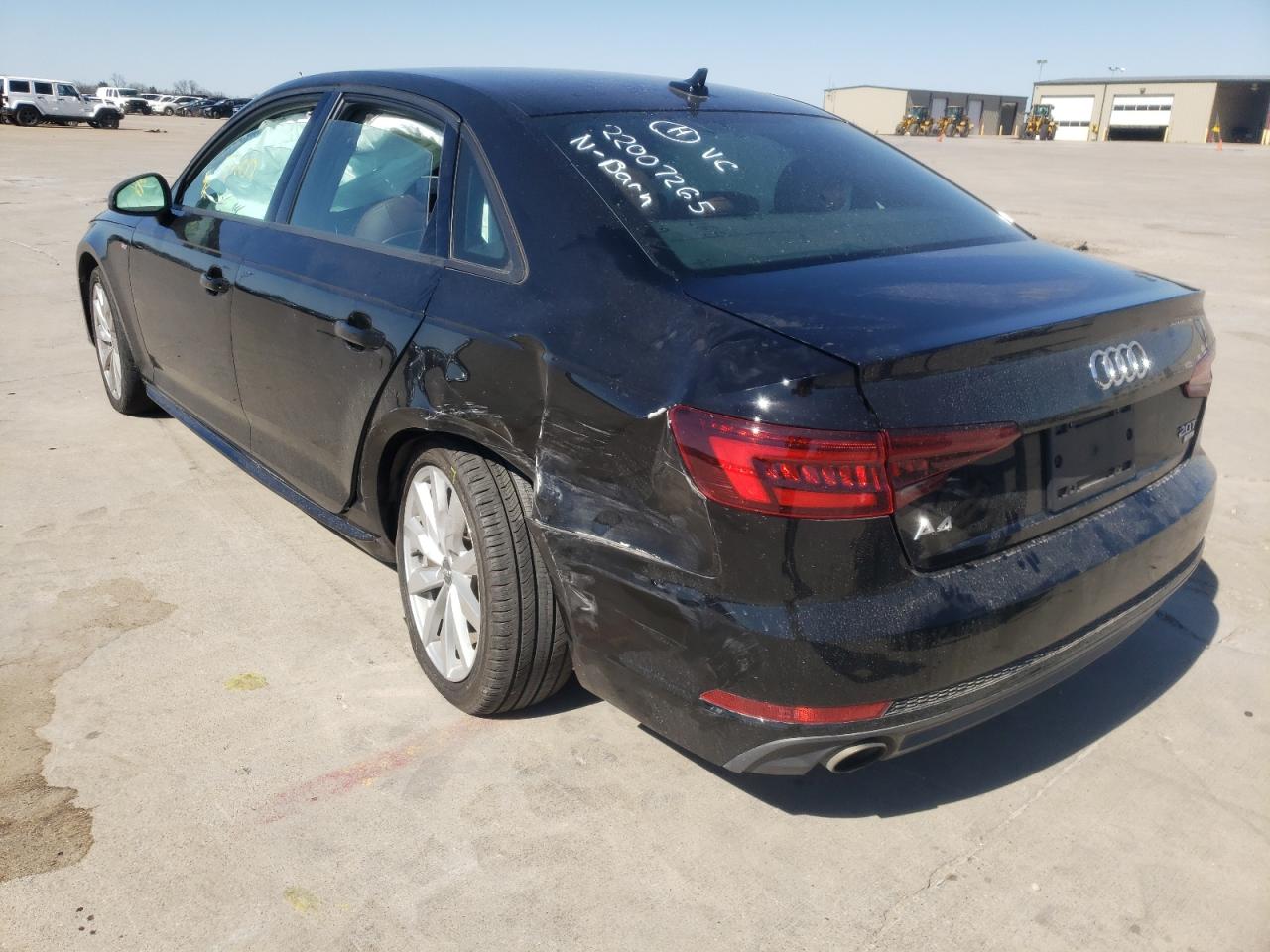 Photo 3 from auction – 2018 AUDI A4 PREMIUM with VIN WAUKMAF40JN010784