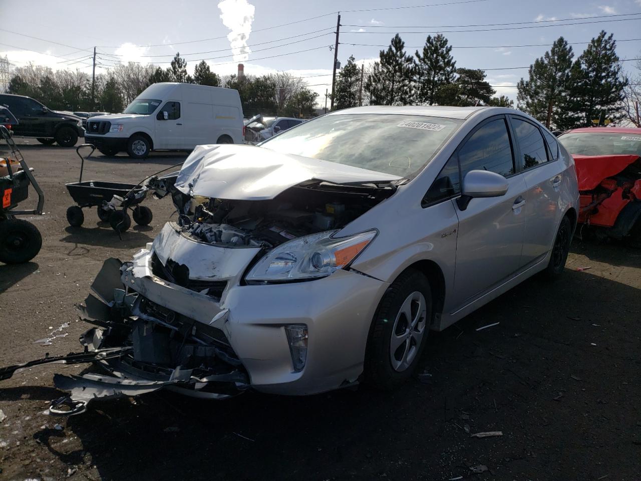 Zdjęcie 2 z aukcji – 2014 TOYOTA PRIUS z VIN JTDKN3DU7E0380809
