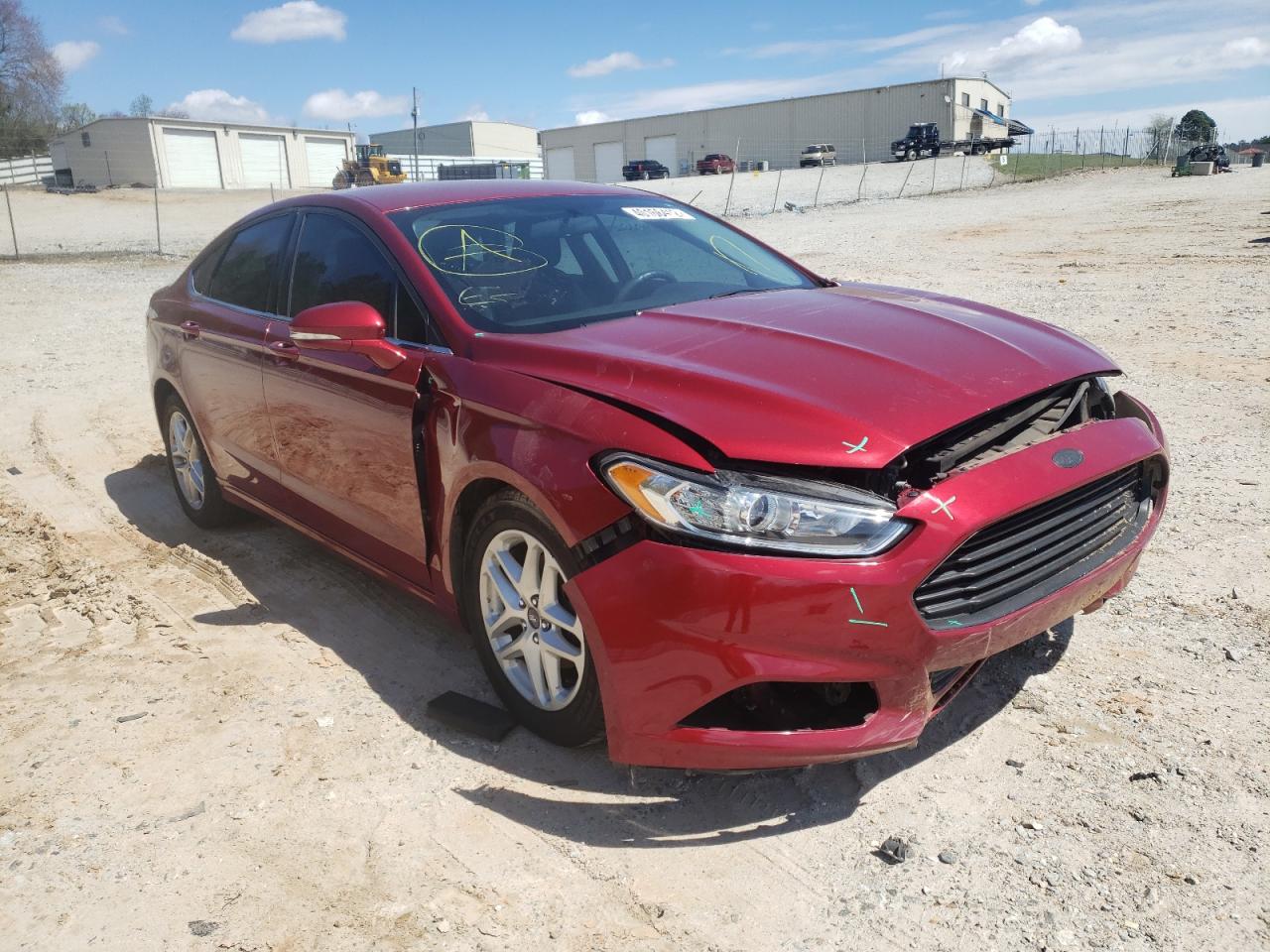 FORD FUSION SE 2016 with VIN 1FA6P0HD2G5132869 - Photo from auction