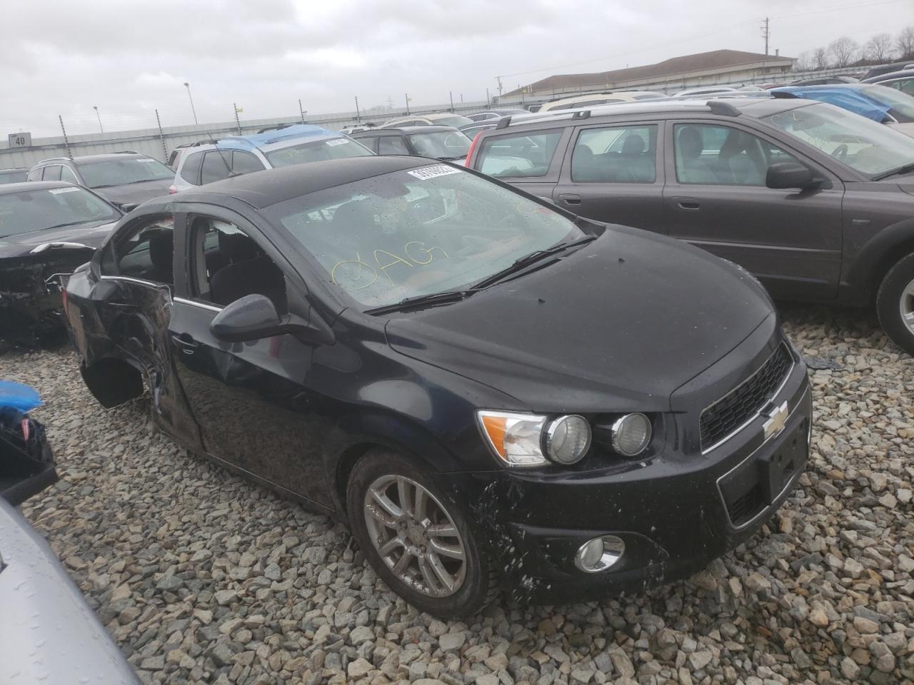 CHEVROLET SONIC LT 2013 with VIN 1G1JD5SH3D4199691 - Photo from auction