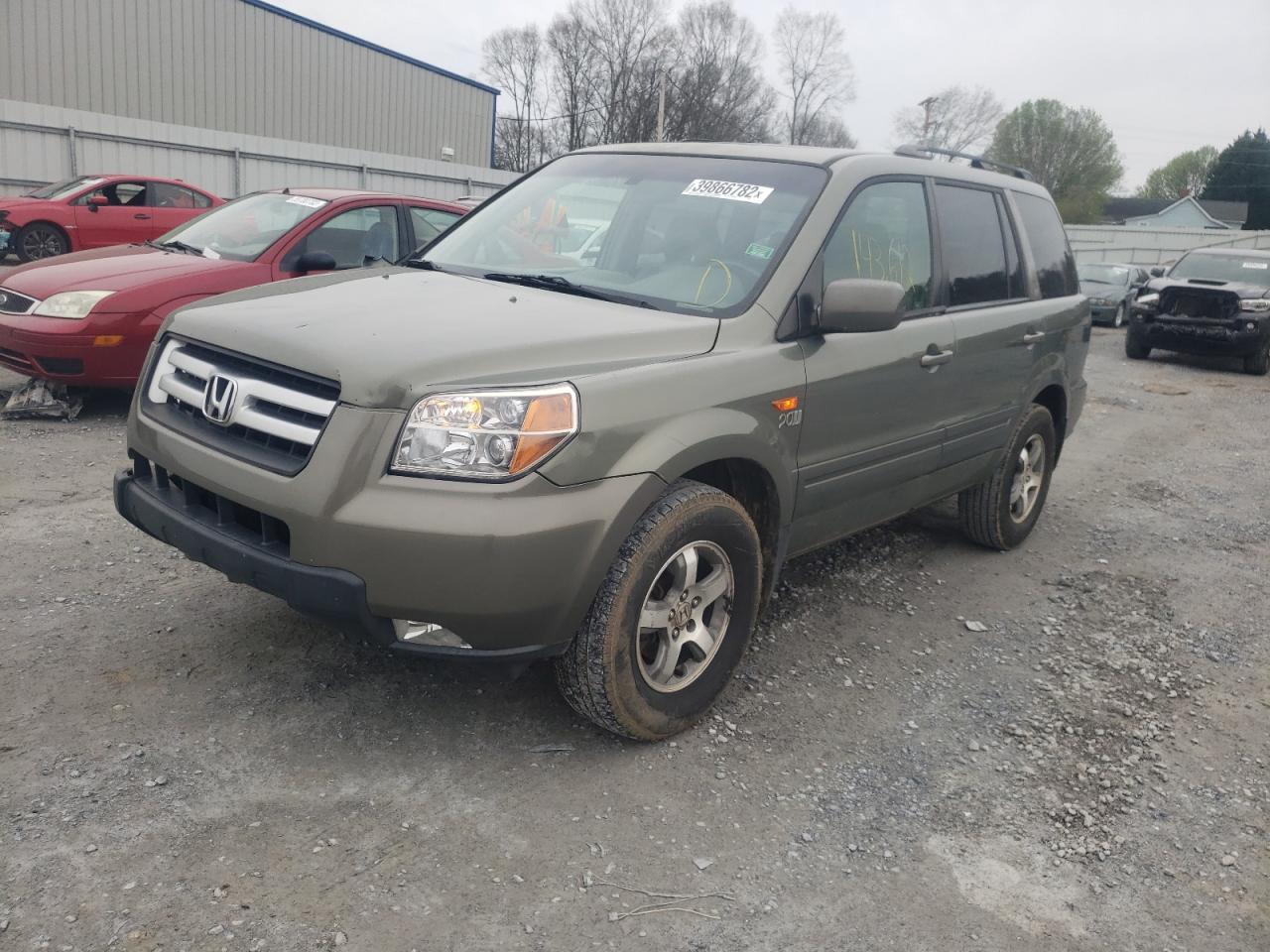 Photo 2 from auction – 2007 HONDA PILOT EXL with VIN 5FNYF28567B008564