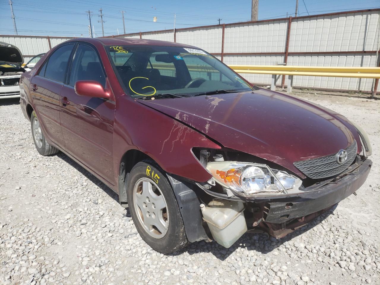 TOYOTA CAMRY LE 2002 with VIN 4T1BF32K42U025403 - Photo from auction