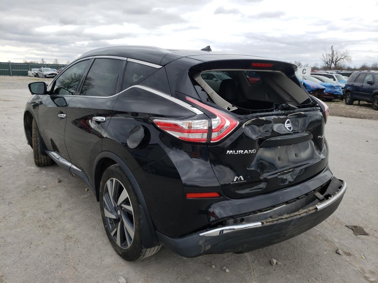 Photo 3 from auction – 2016 NISSAN MURANO S with VIN 5N1AZ2MG8GN122689