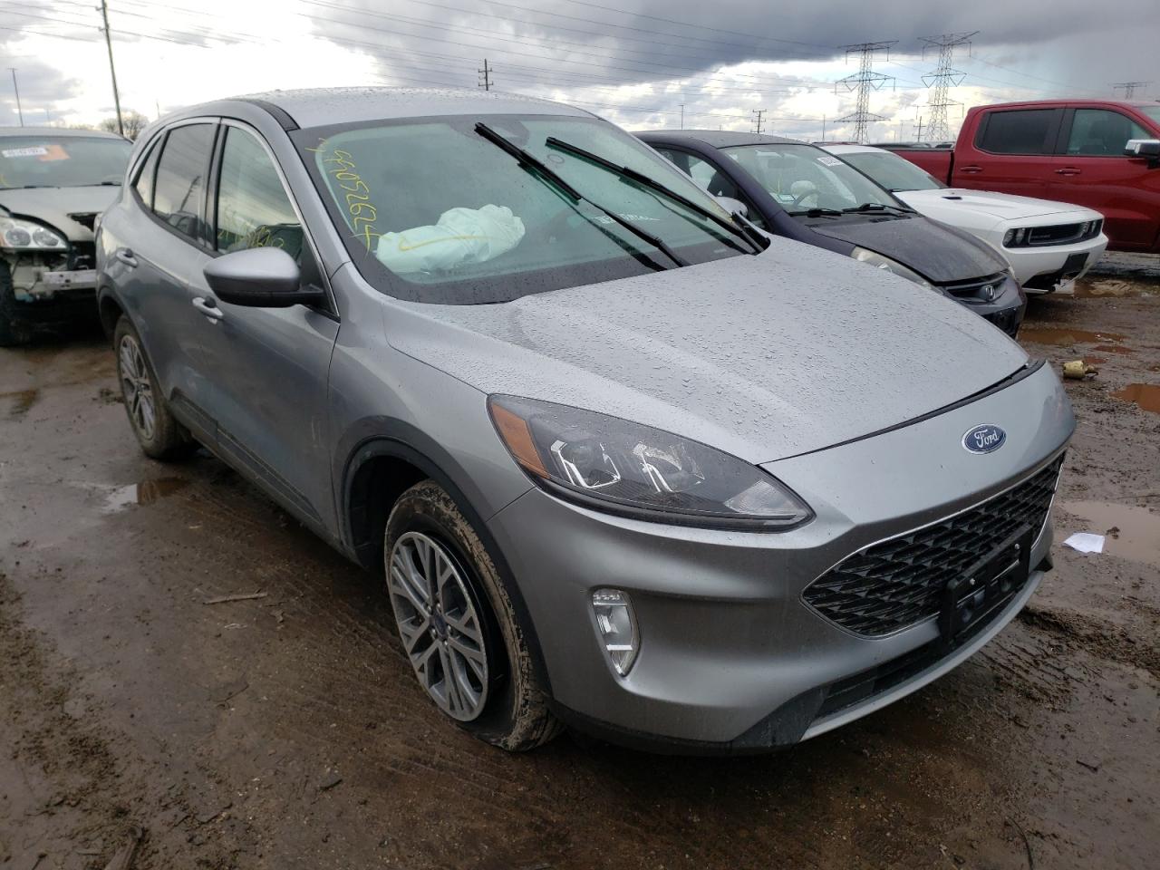 FORD ESCAPE SEL 2022 with VIN 1FMCU9H91NUA09312 - Photo from auction