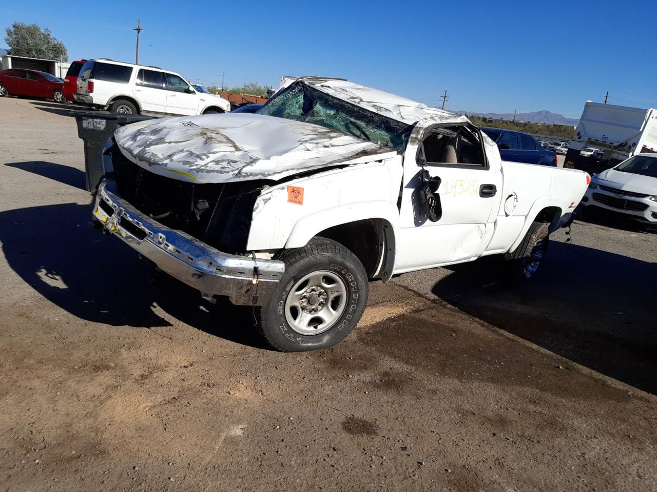 Photo 2 from auction – 2003 CHEVROLET SILVERADO with VIN 1GCEK14T83Z361826