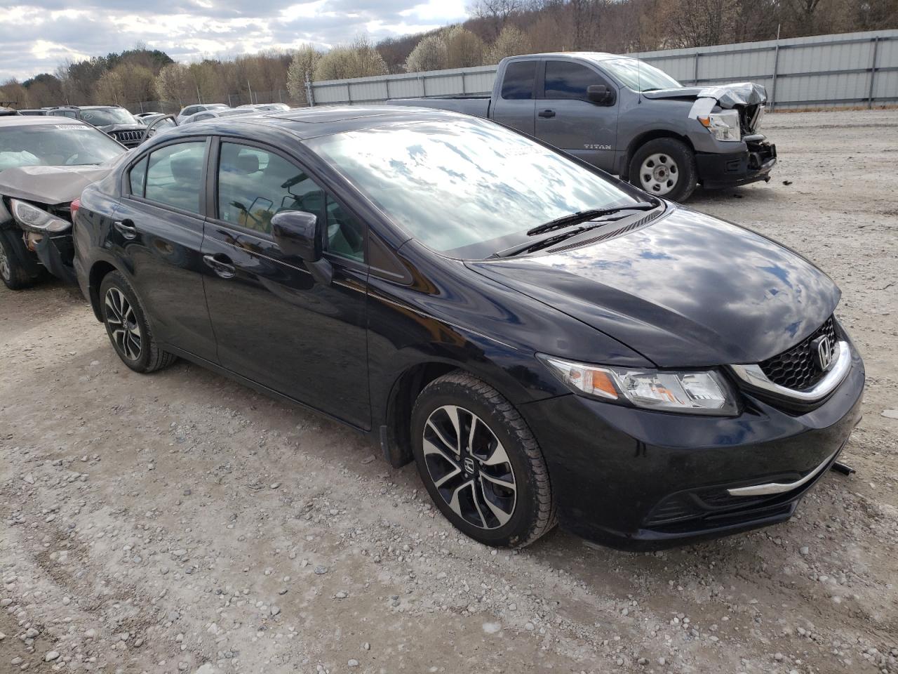 HONDA CIVIC EX 2015 with VIN 19XFB2F84FE110921 - Photo from auction