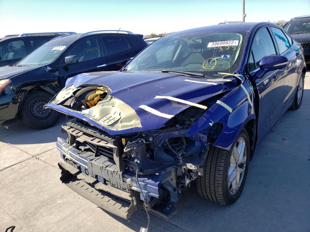 Photo 2 from auction – 2016 FORD FUSION SE with VIN 3FA6P0H79GR289323