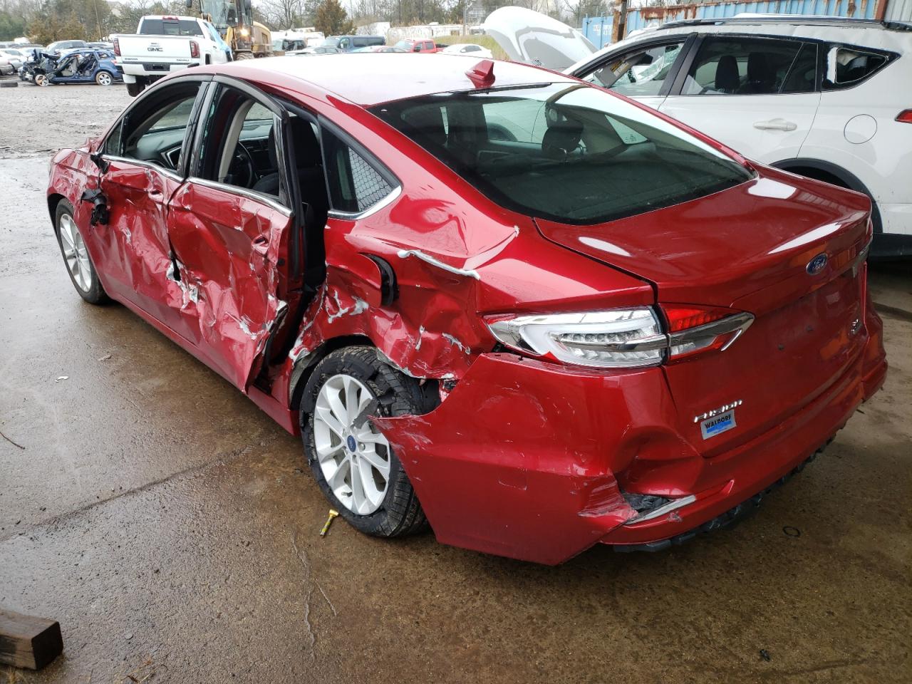 Photo 3 from auction – 2020 FORD FUSION SE with VIN 3FA6P0LU3LR162459