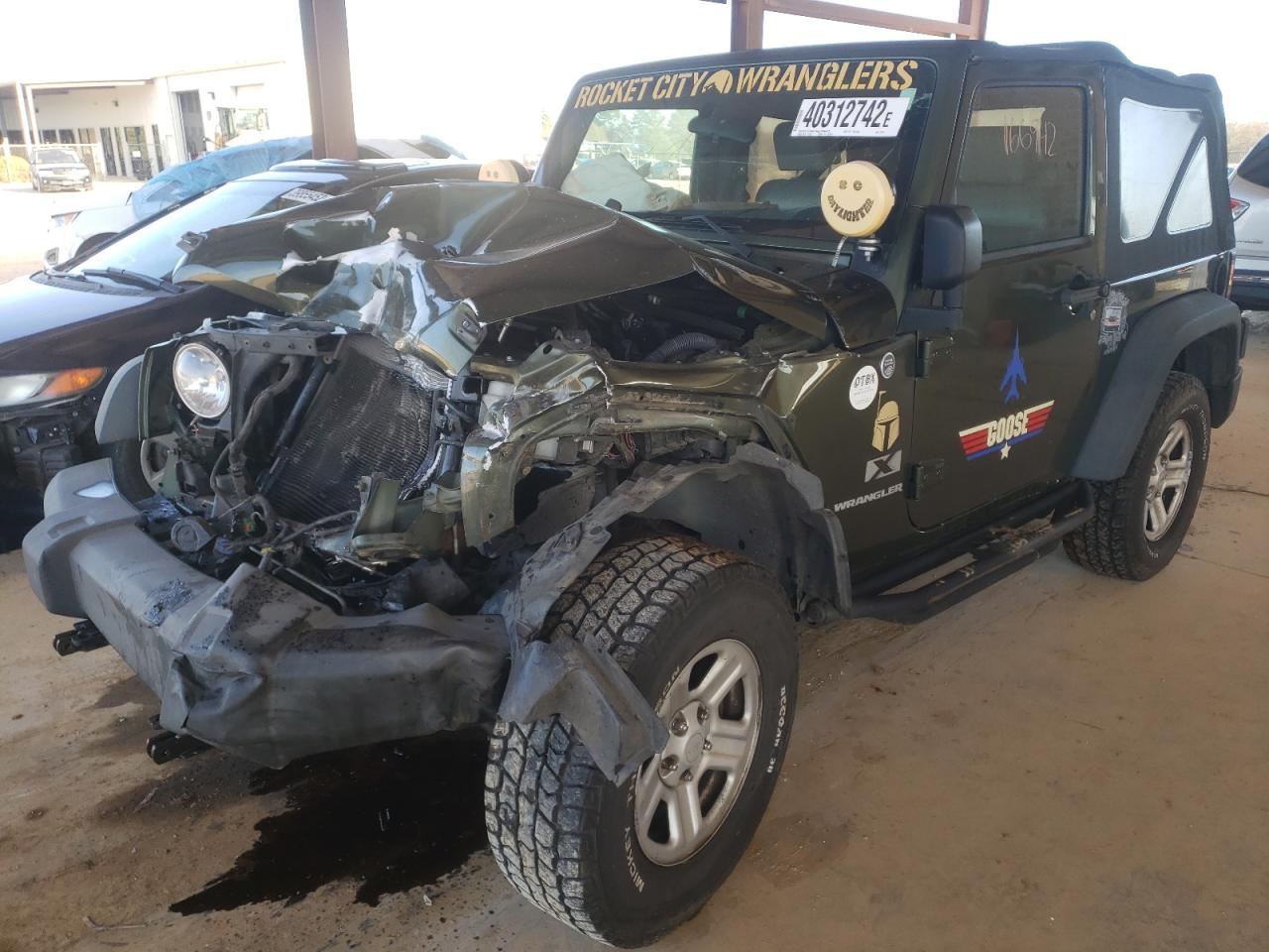 Photo 2 from auction – 2009 JEEP WRANGLER X with VIN 1J4FA24109L734763