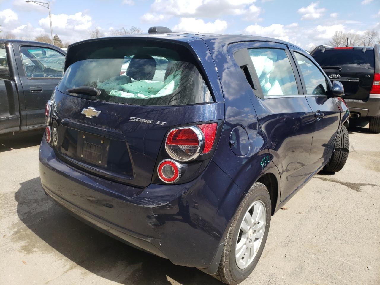 Photo 4 from auction – 2015 CHEVROLET SONIC LT with VIN 1G1JC6SG7F4122034
