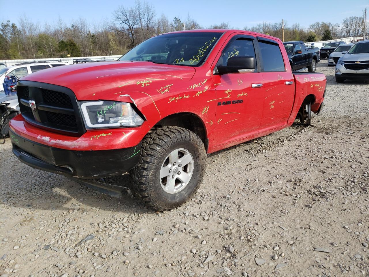 Photo 2 from auction – 2012 DODGE RAM 1500 S with VIN 1C6RD7LP5CS248418