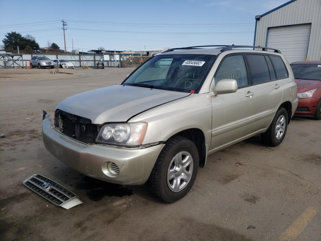 Photo 2 from auction – 2001 TOYOTA HIGHLANDER with VIN JTEHD21A610007753