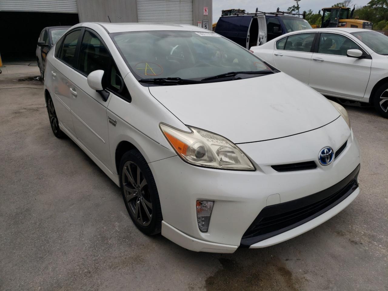 TOYOTA PRIUS 2013 with VIN JTDKN3DU9D1655265 - Photo from auction