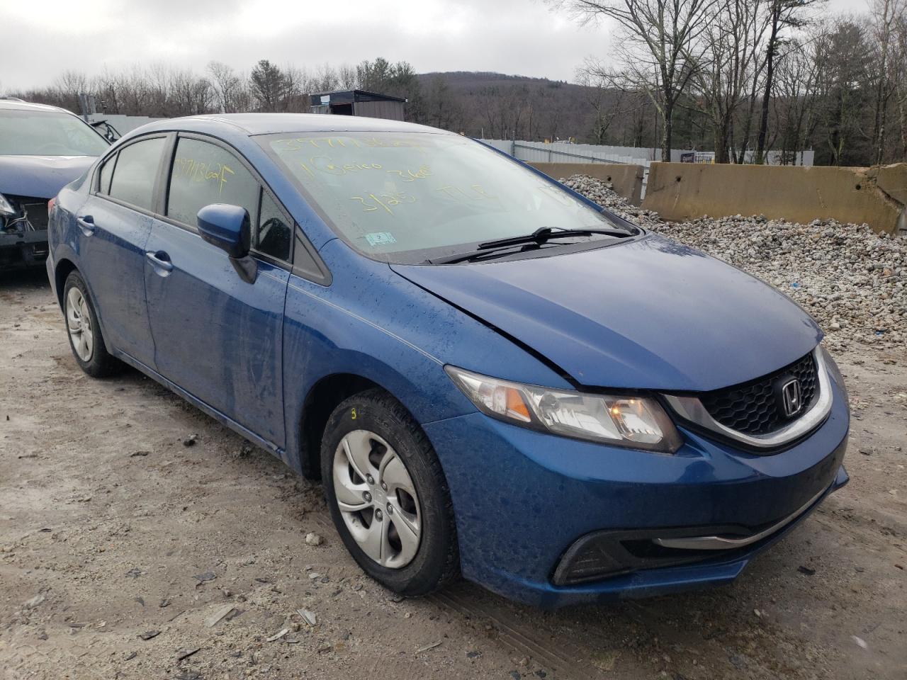 HONDA CIVIC LX 2014 with VIN 19XFB2F50EE086668 - Photo from auction