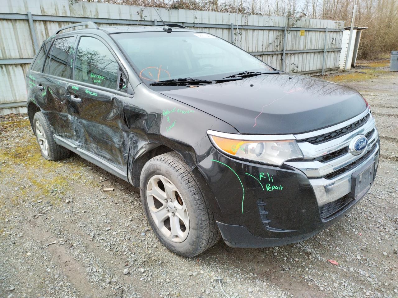 FORD EDGE SE 2013 with VIN 2FMDK4GC7DBA98513 - Photo from auction