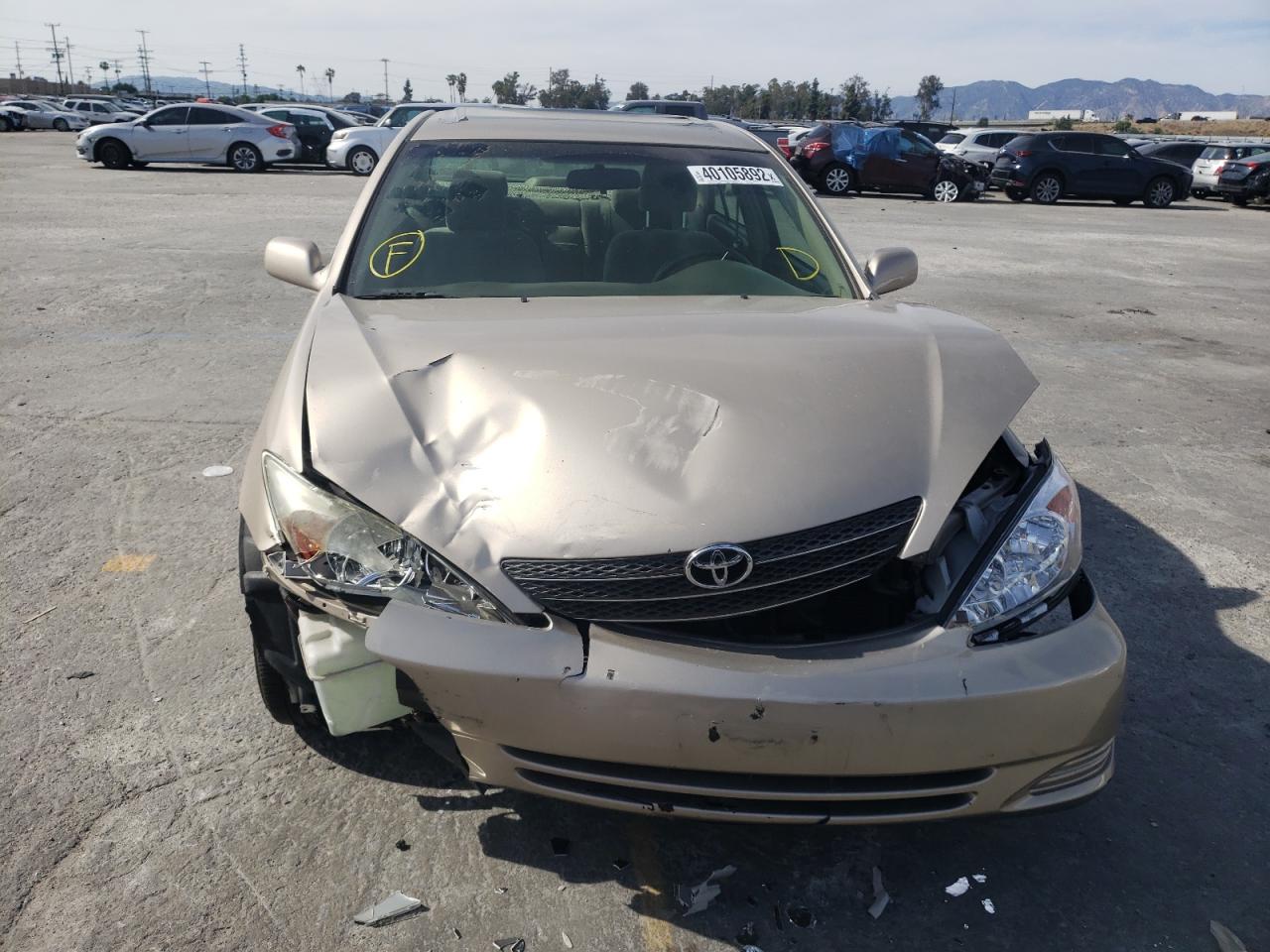Photo 9 from auction – 2003 TOYOTA CAMRY LE with VIN 4T1BE32K83U251285