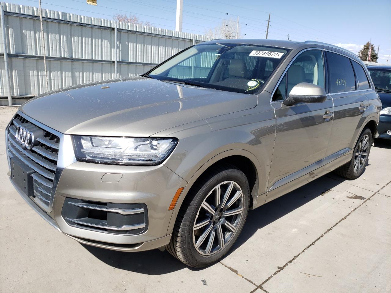 Photo 2 from auction – 2017 AUDI Q7 PREMIUM with VIN WA1LAAF72HD021841