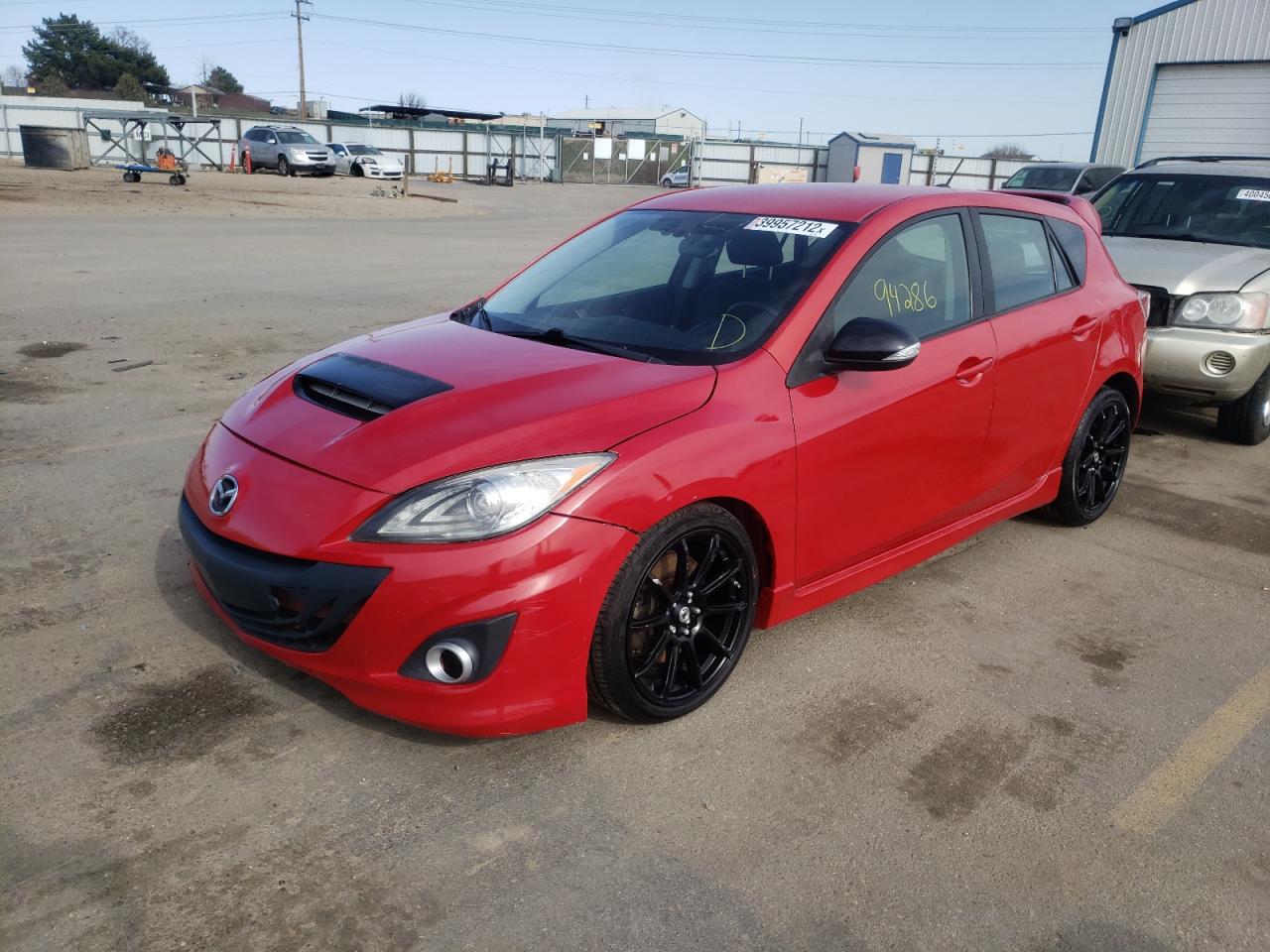 Photo 2 from auction – 2013 MAZDA SPEED 3 with VIN JM1BL1L40D1797032
