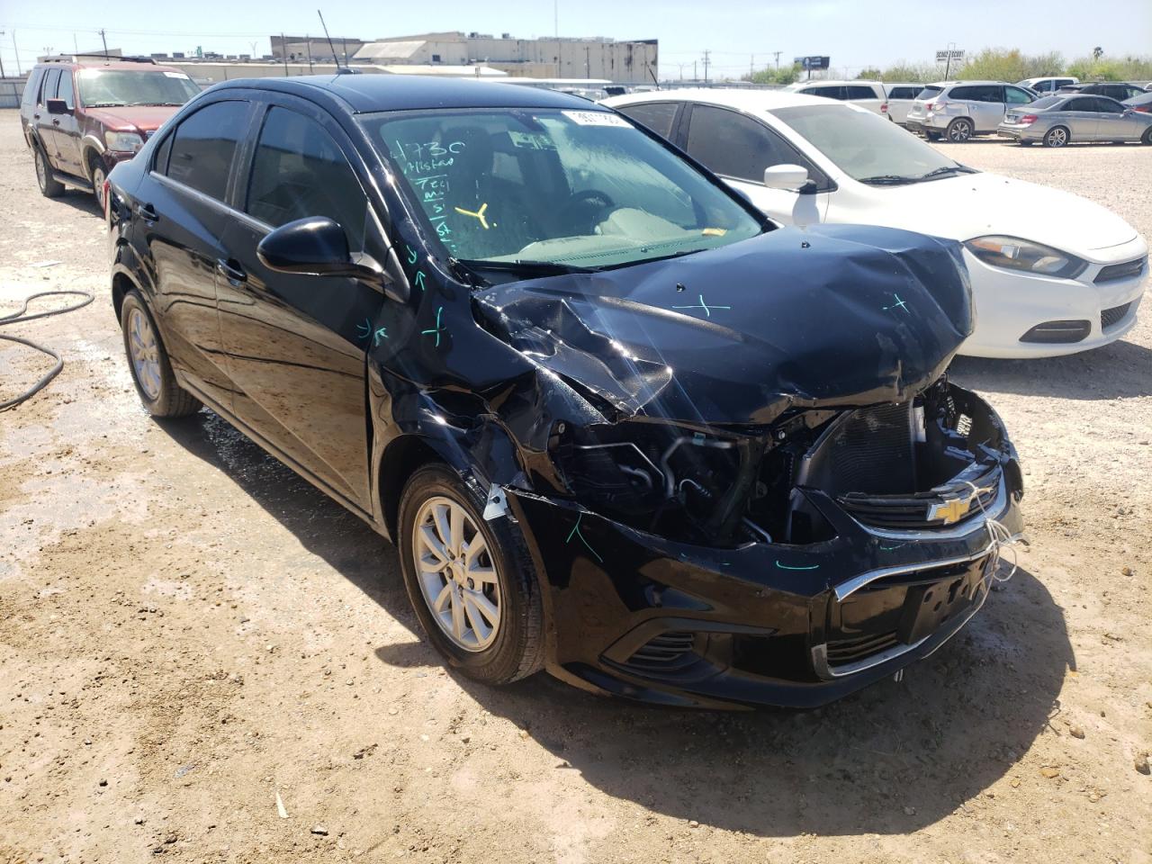 Photo 1 from auction – 2019 CHEVROLET SONIC LT with VIN 1G1JD5SB8K4100601