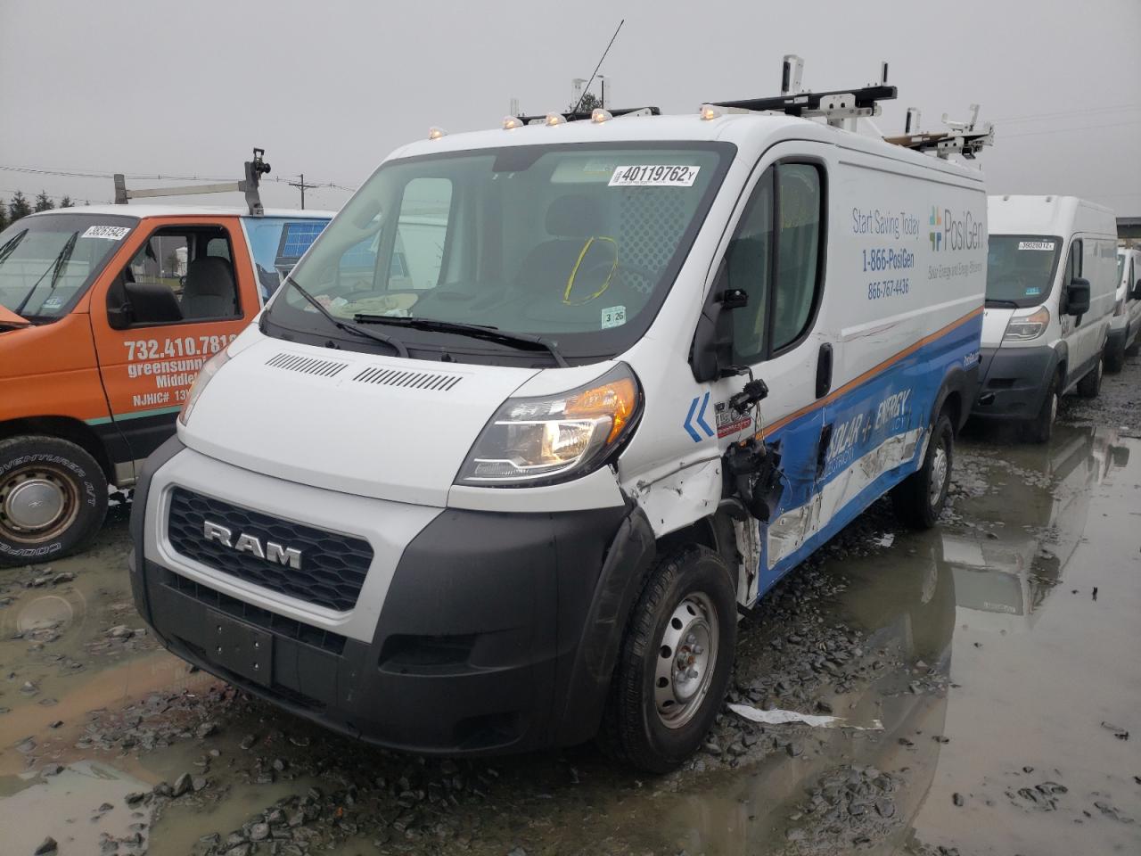 Photo 2 from auction – 2021 RAM PROMASTER with VIN 3C6LRVAG7ME526058