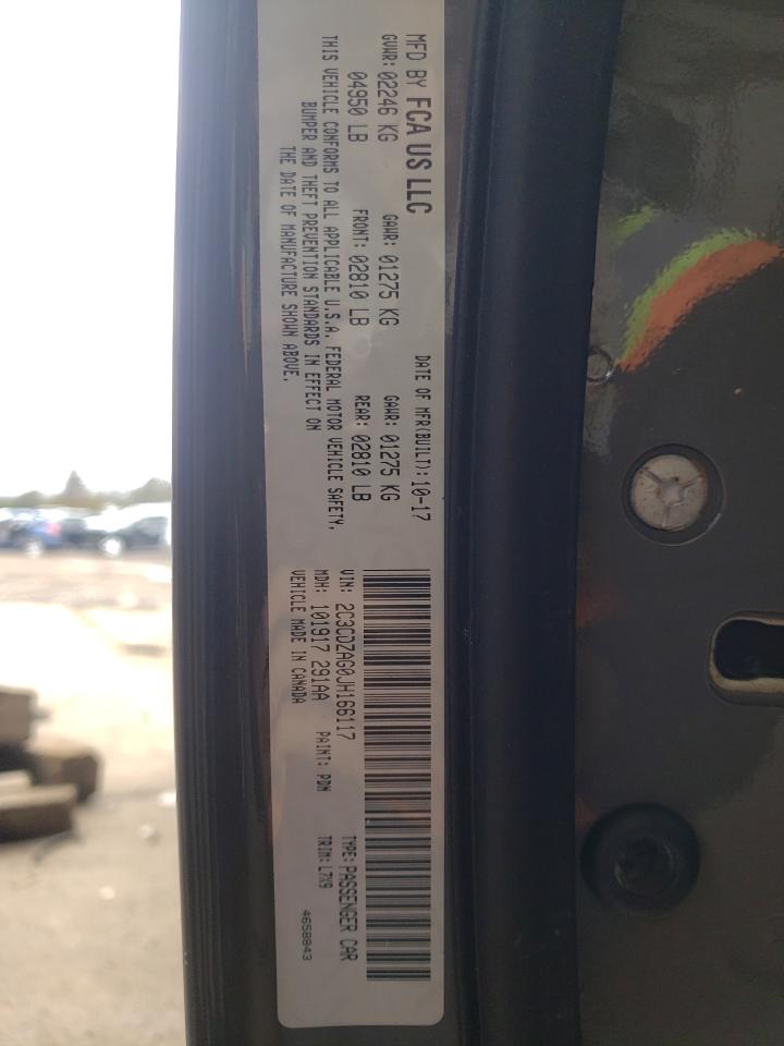 Photo 10 from auction – 2018 DODGE CHALLENGER with VIN 2C3CDZAG0JH166117