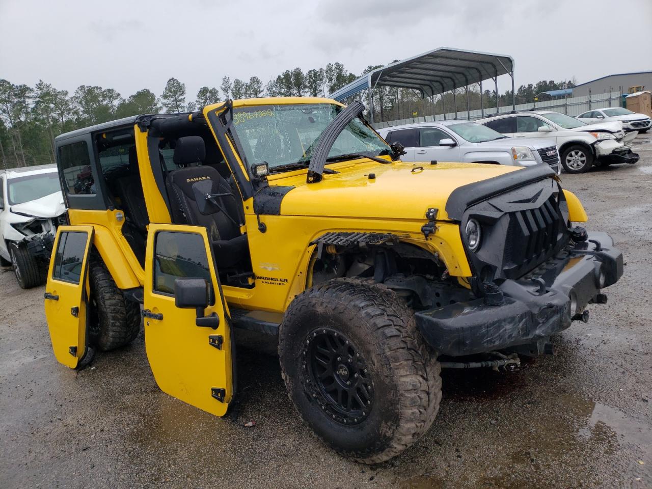 JEEP WRANGLER U 2015 with VIN 1C4BJWEG1FL713141 - Photo from auction