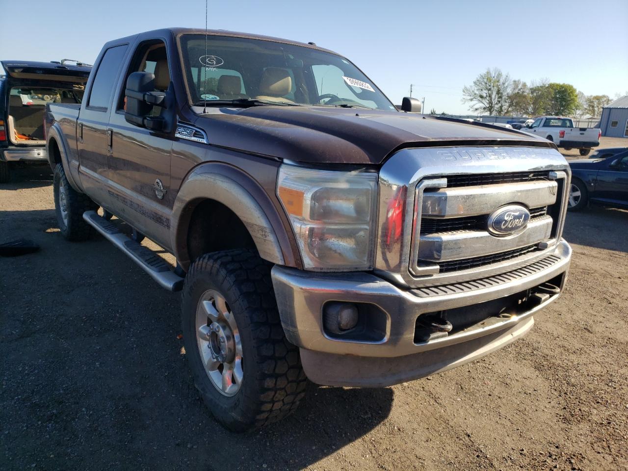 FORD F250 SUPER 2011 with VIN 1FT7W2BT2BEA45656 - Photo from auction