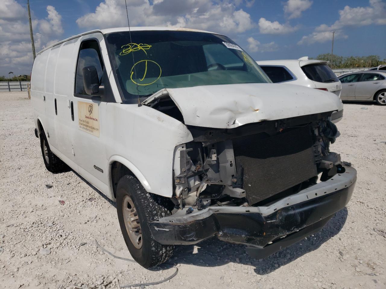 CHEVROLET EXPRESS G2 2006 with VIN 1GCGG25VX61163199 - Photo from auction