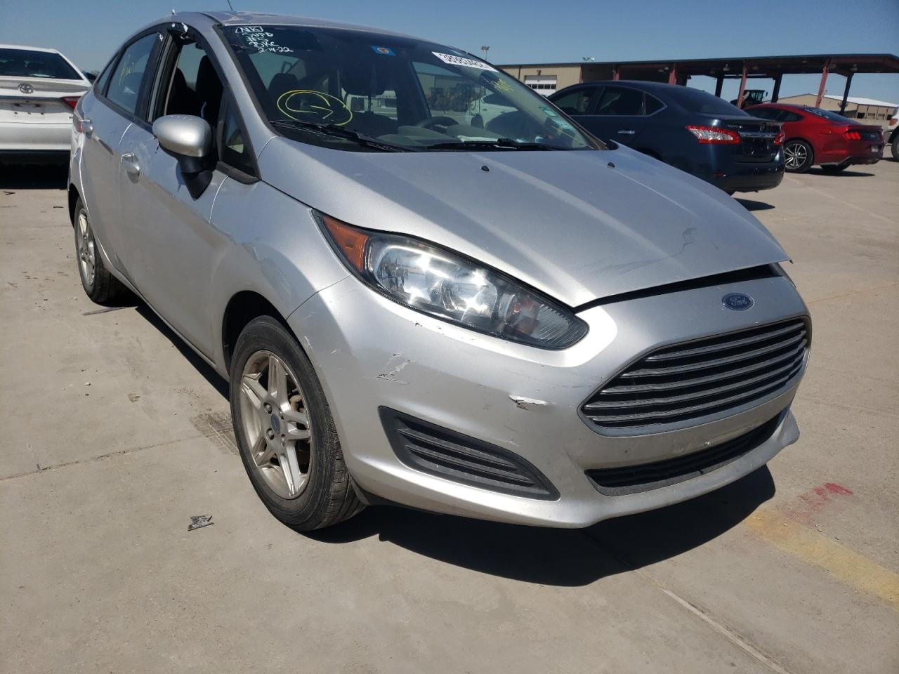 FORD FIESTA SE 2017 with VIN 3FADP4BJ6HM130776 - Photo from auction