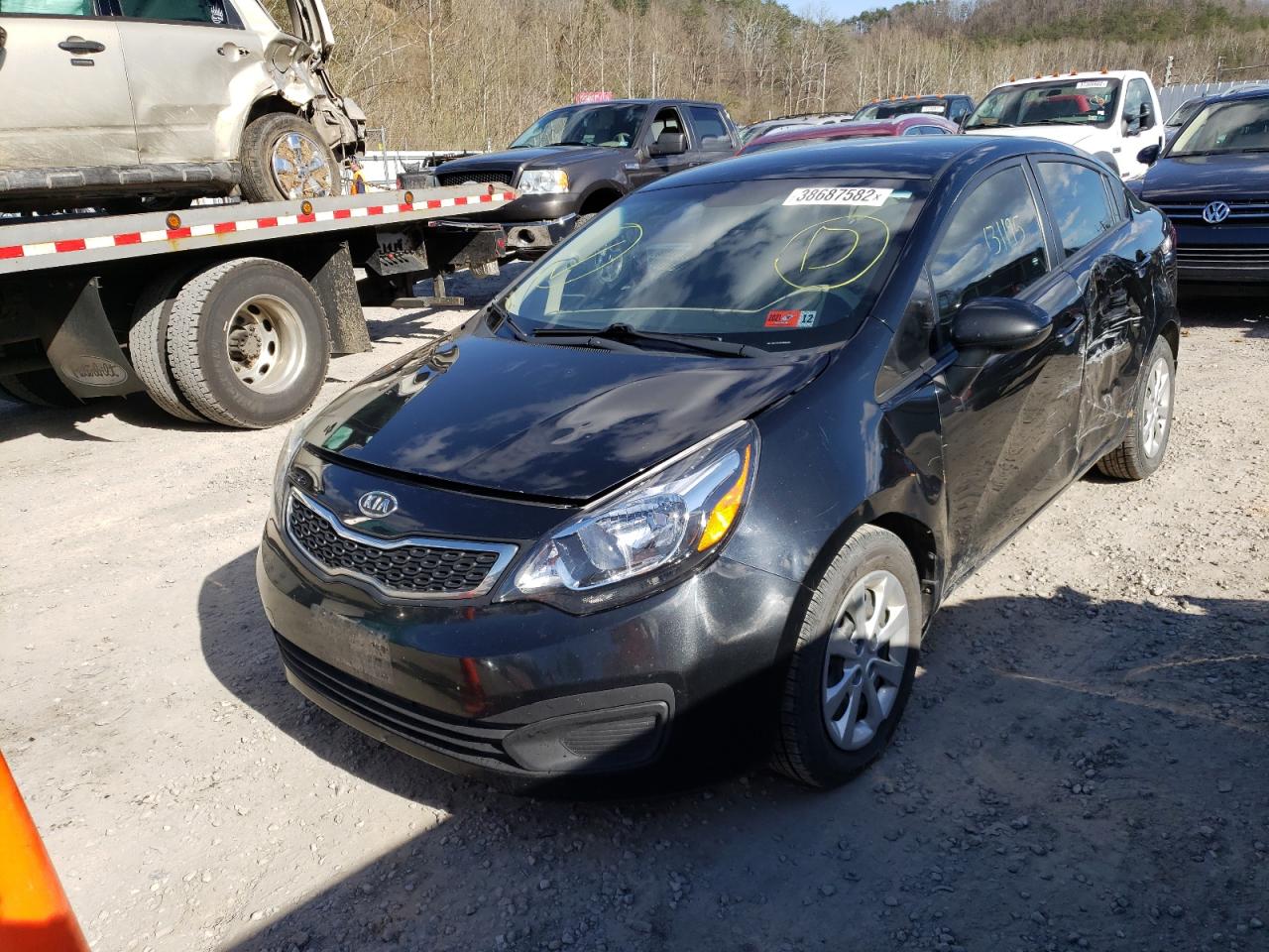 Photo 2 from auction – 2012 KIA RIO EX with VIN KNADN4A35C6082406