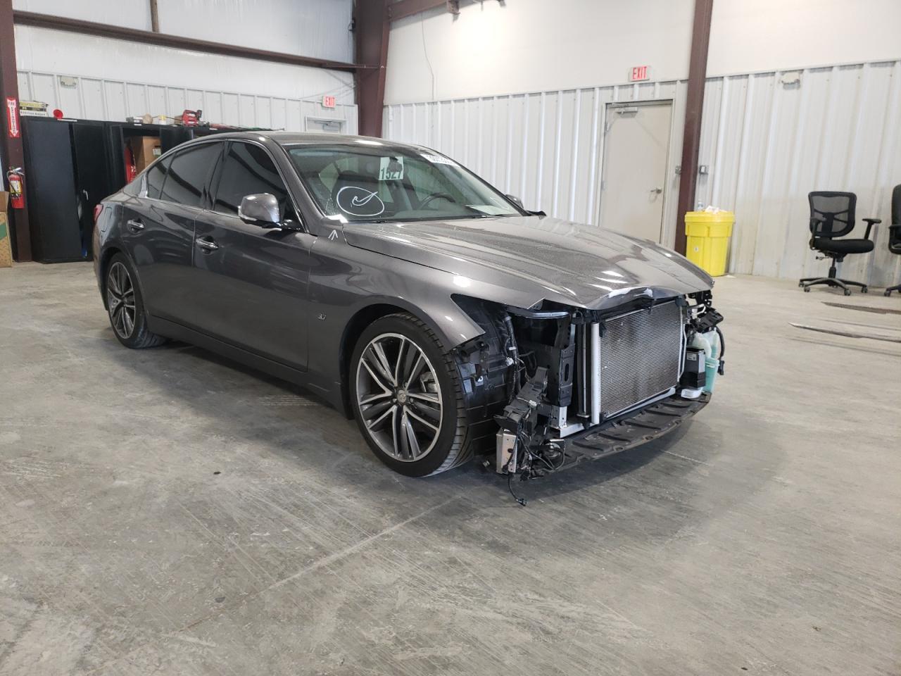 INFINITI Q50 BASE 2014 with VIN JN1BV7AP5EM670354 - Photo from auction