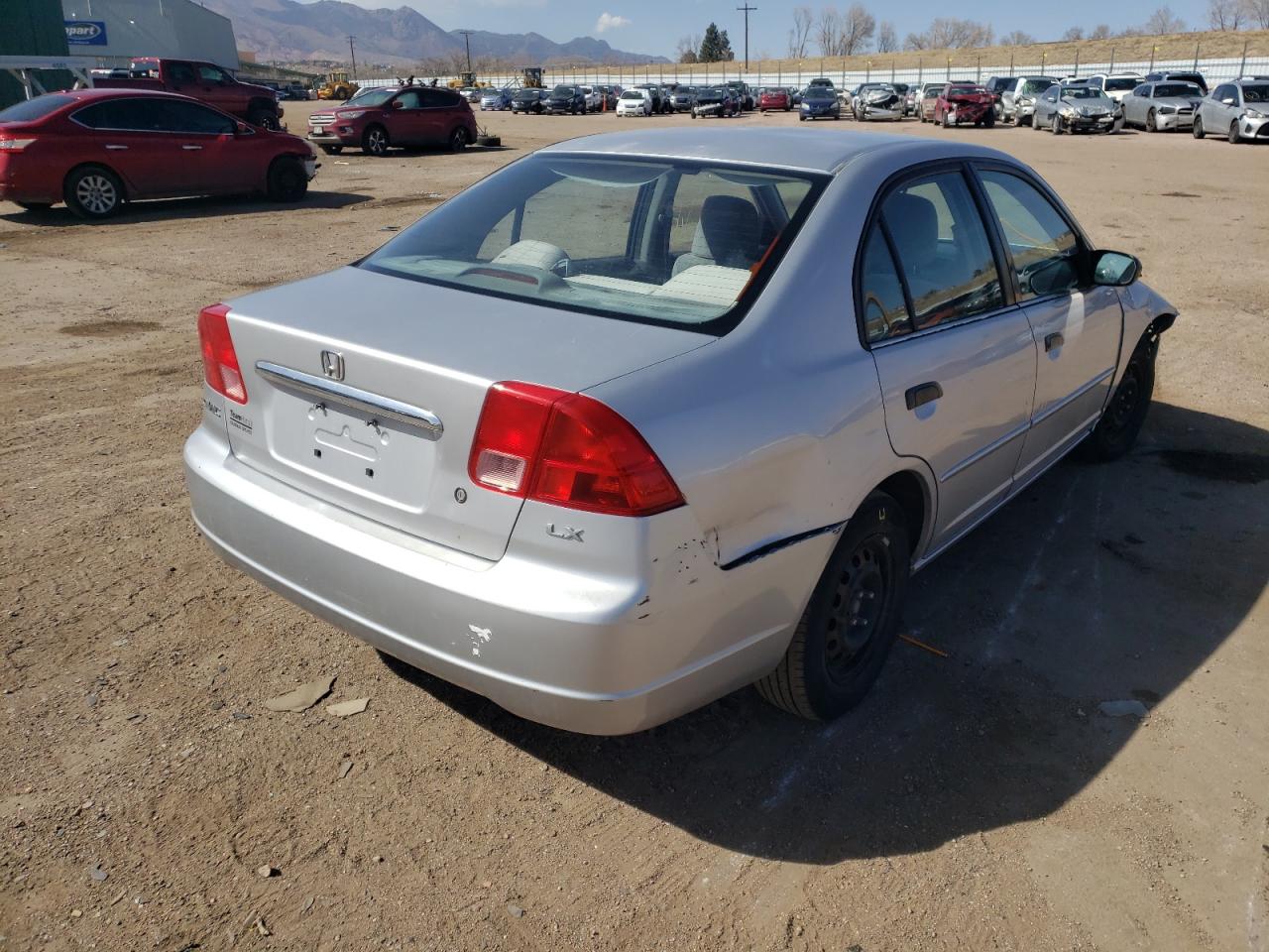 Photo 4 from auction – 2001 HONDA CIVIC LX with VIN JHMES16551S007202