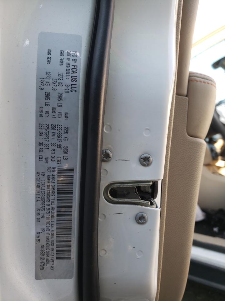 Photo 10 from auction – 2019 JEEP CHEROKEE L with VIN 1C4PJLCB3KD290725