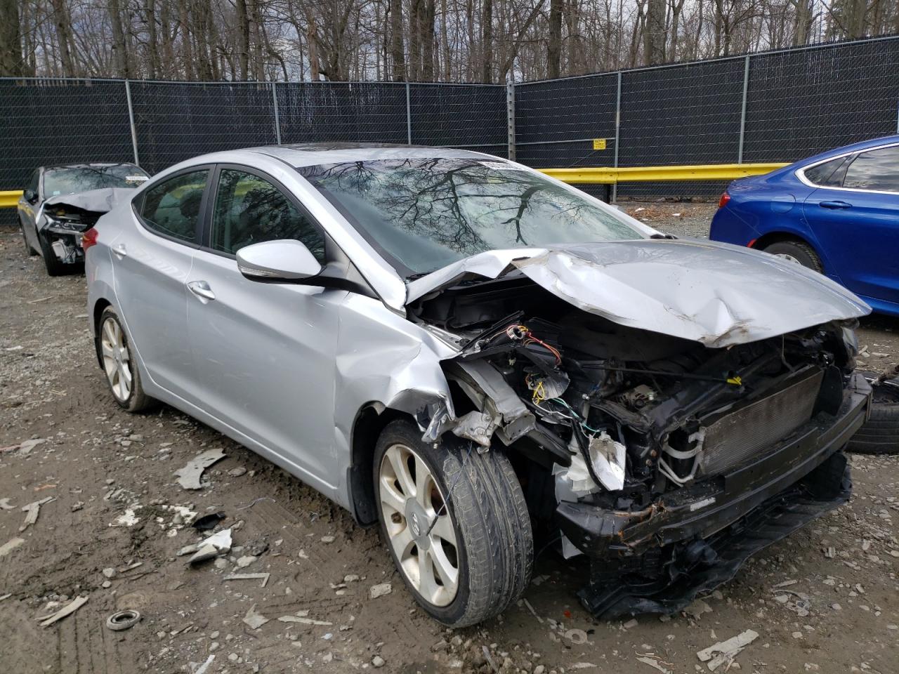 HYUNDAI ELANTRA GL 2012 with VIN 5NPDH4AE0CH149365 - Photo from auction
